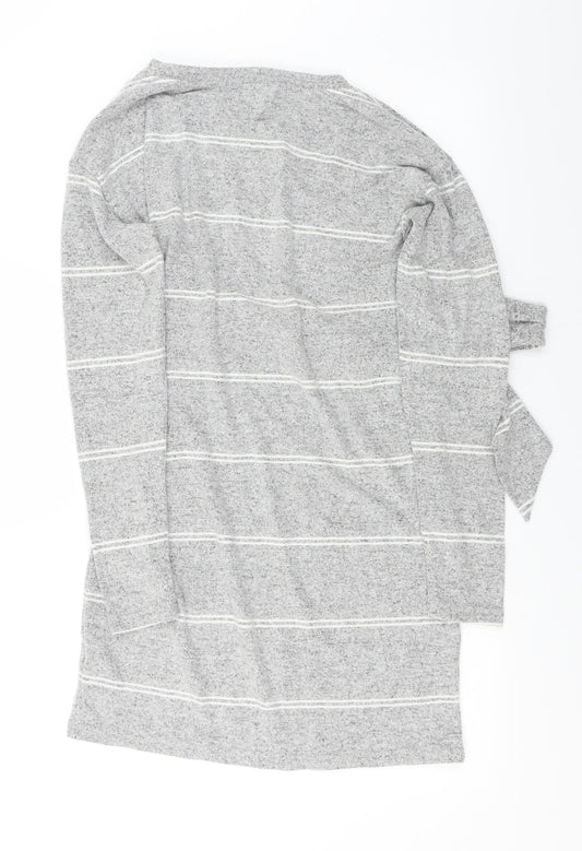 F&F Womens Grey Striped  A-Line  Size 6