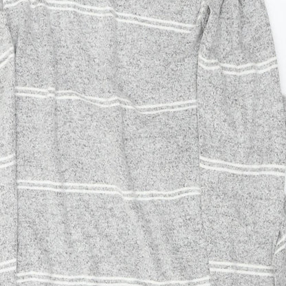 F&F Womens Grey Striped  A-Line  Size 6