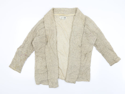 FOREVER 21 Womens Gold   Wrap Jumper Size L
