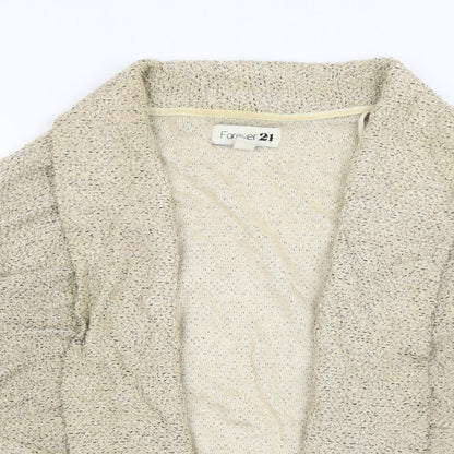 FOREVER 21 Womens Gold   Wrap Jumper Size L