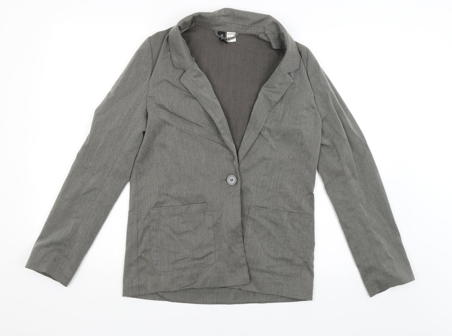 Divided Womens Grey   Jacket Blazer Size 8