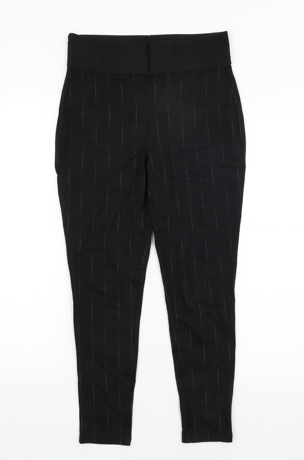 Womens UK Size 10 M&S  Capri Black Leggings