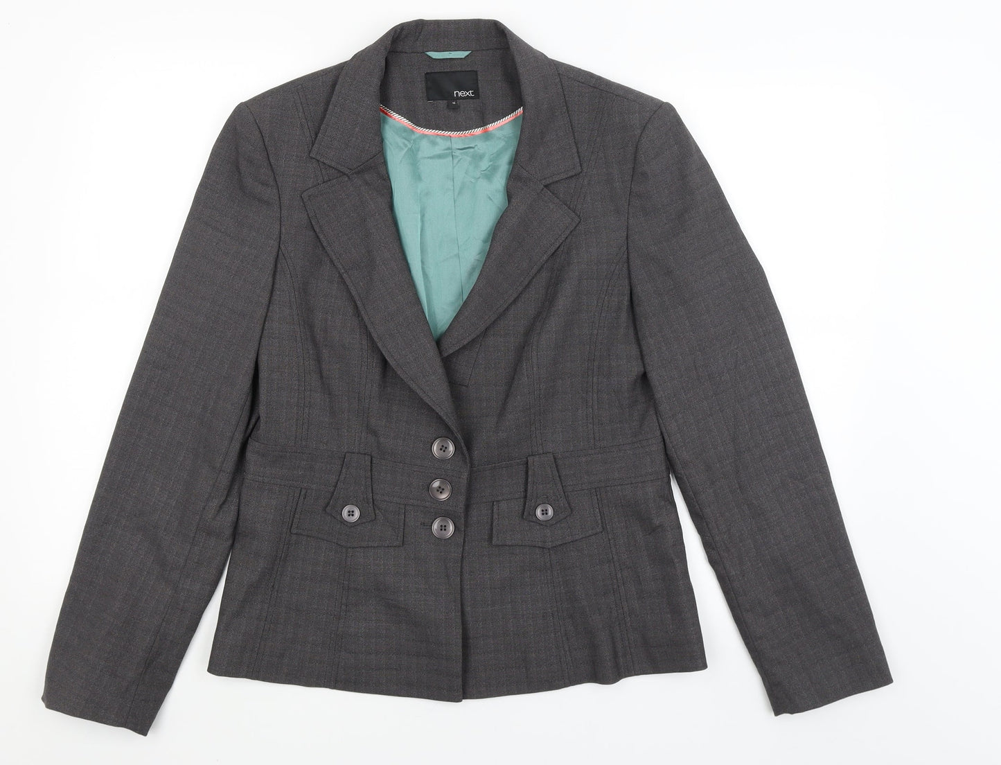 NEXT Womens Grey   Jacket Blazer Size 14