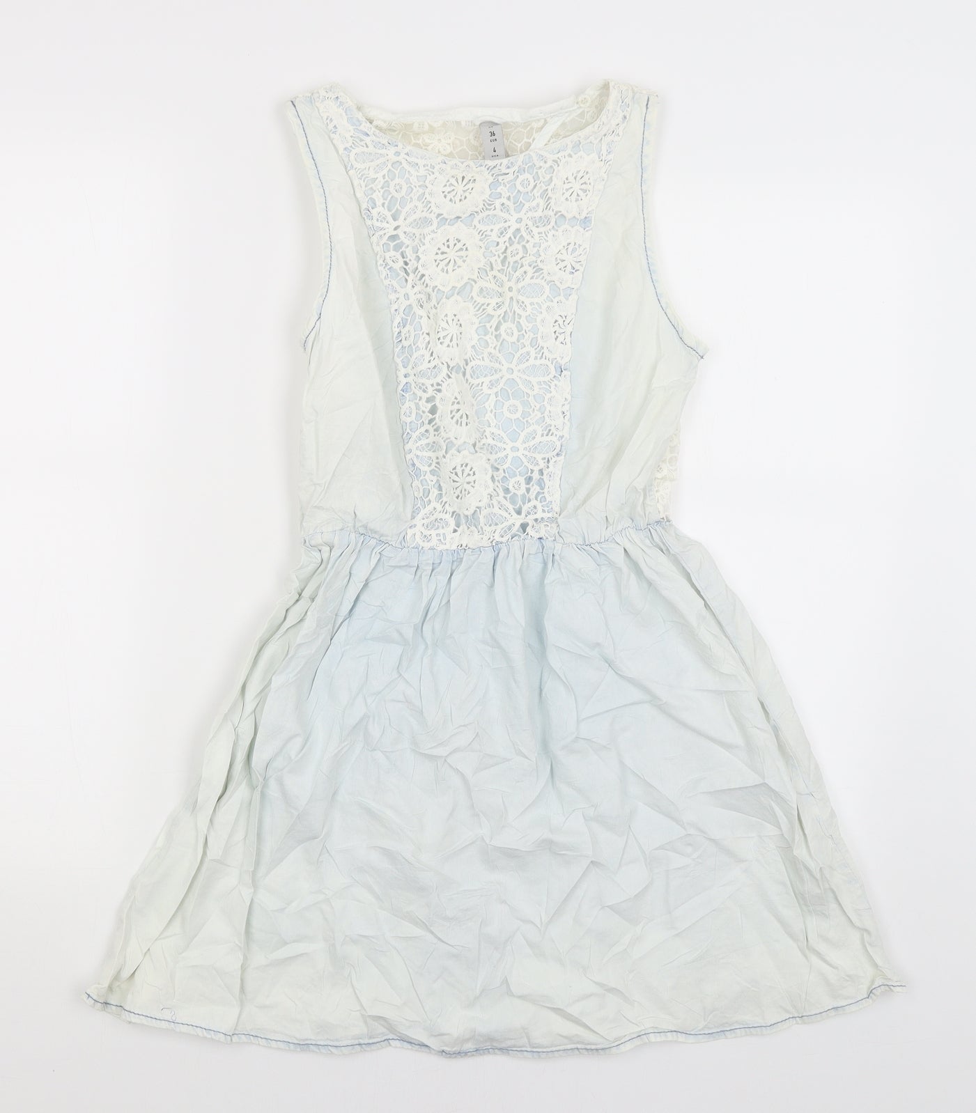 Denim Co Womens Blue   Basic Blouse Size 8