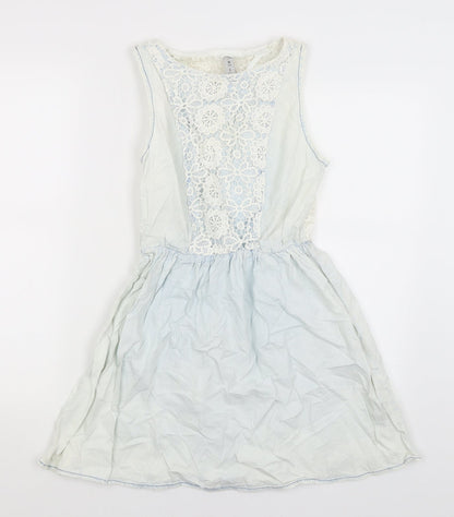 Denim Co Womens Blue   Basic Blouse Size 8