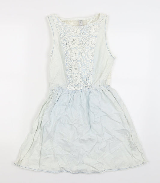 Denim Co Womens Blue   Basic Blouse Size 8