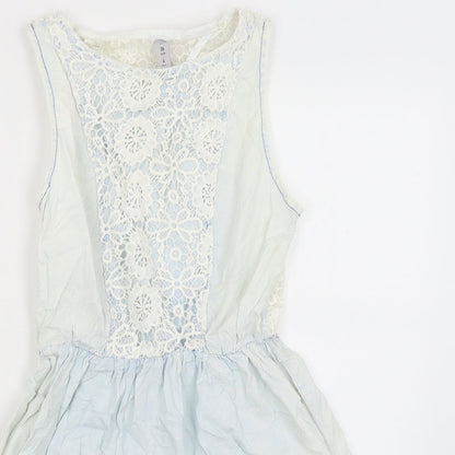 Denim Co Womens Blue   Basic Blouse Size 8