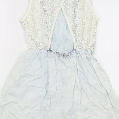 Denim Co Womens Blue   Basic Blouse Size 8