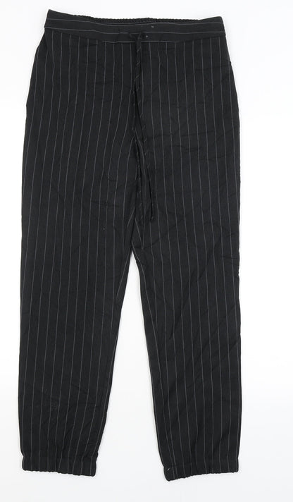 Womens UK Size 8 ASOS Regular Fit  Black Trousers