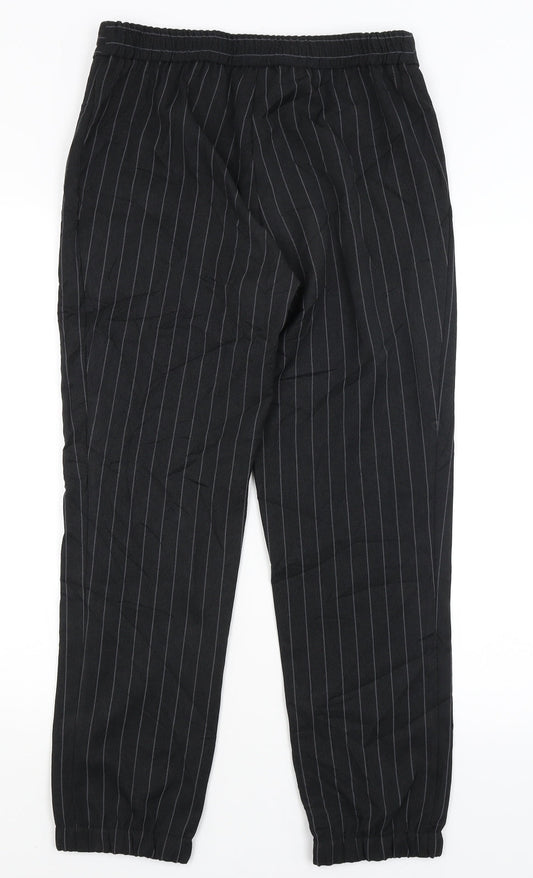 Womens UK Size 8 ASOS Regular Fit  Black Trousers