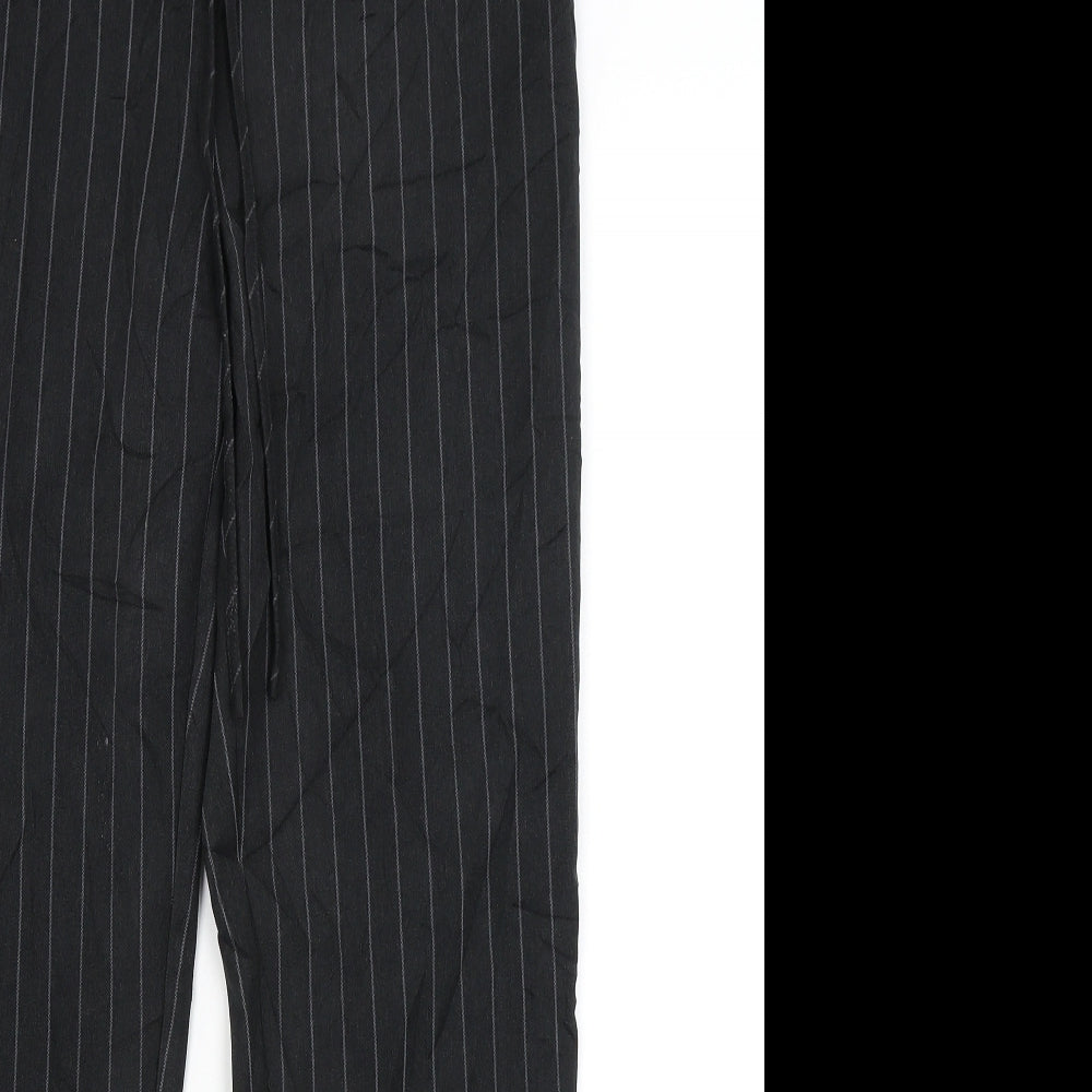 Womens UK Size 8 ASOS Regular Fit  Black Trousers