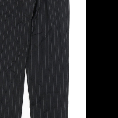Womens UK Size 8 ASOS Regular Fit  Black Trousers