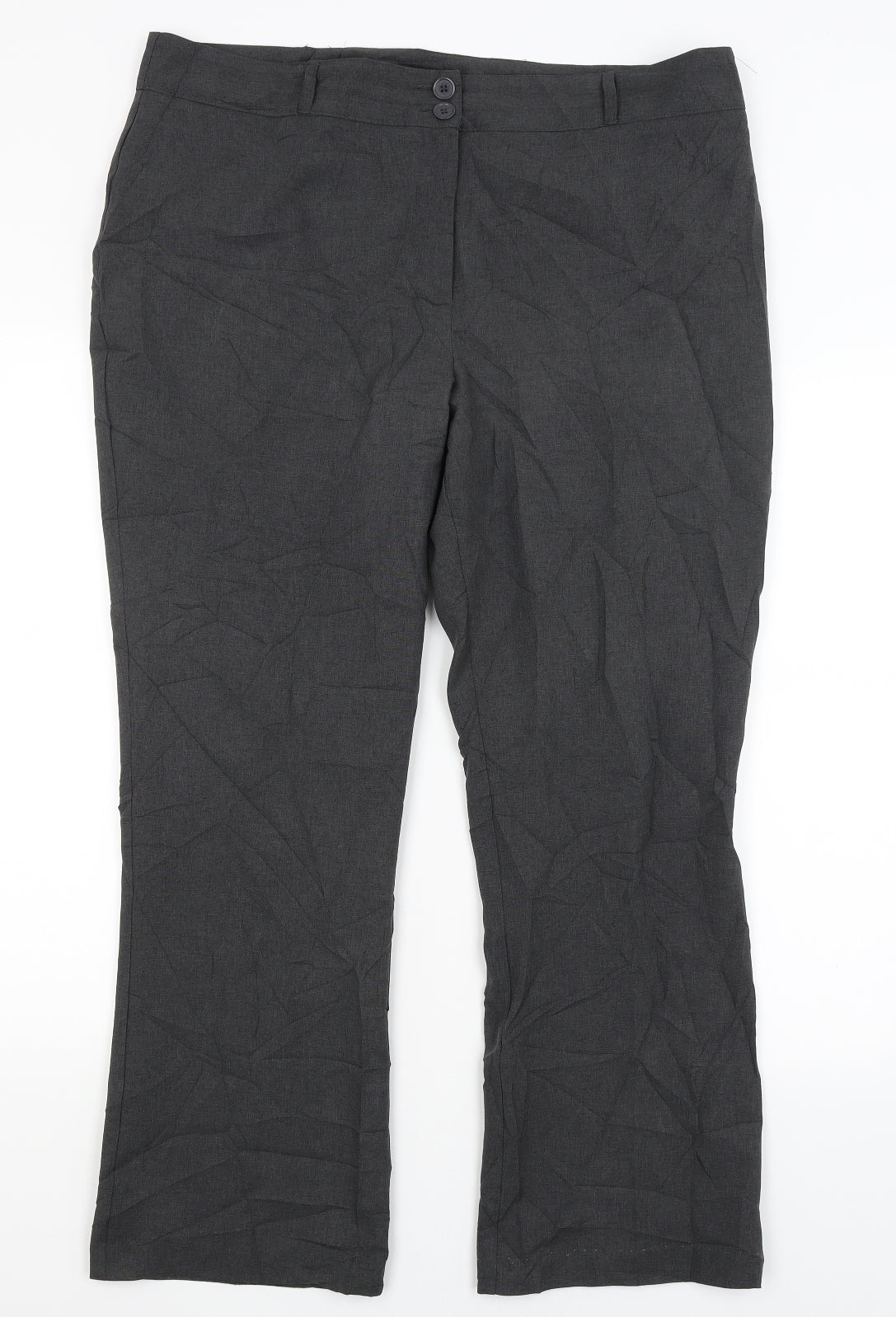 Womens UK Size 18 Papaya Regular Fit  Grey Trousers