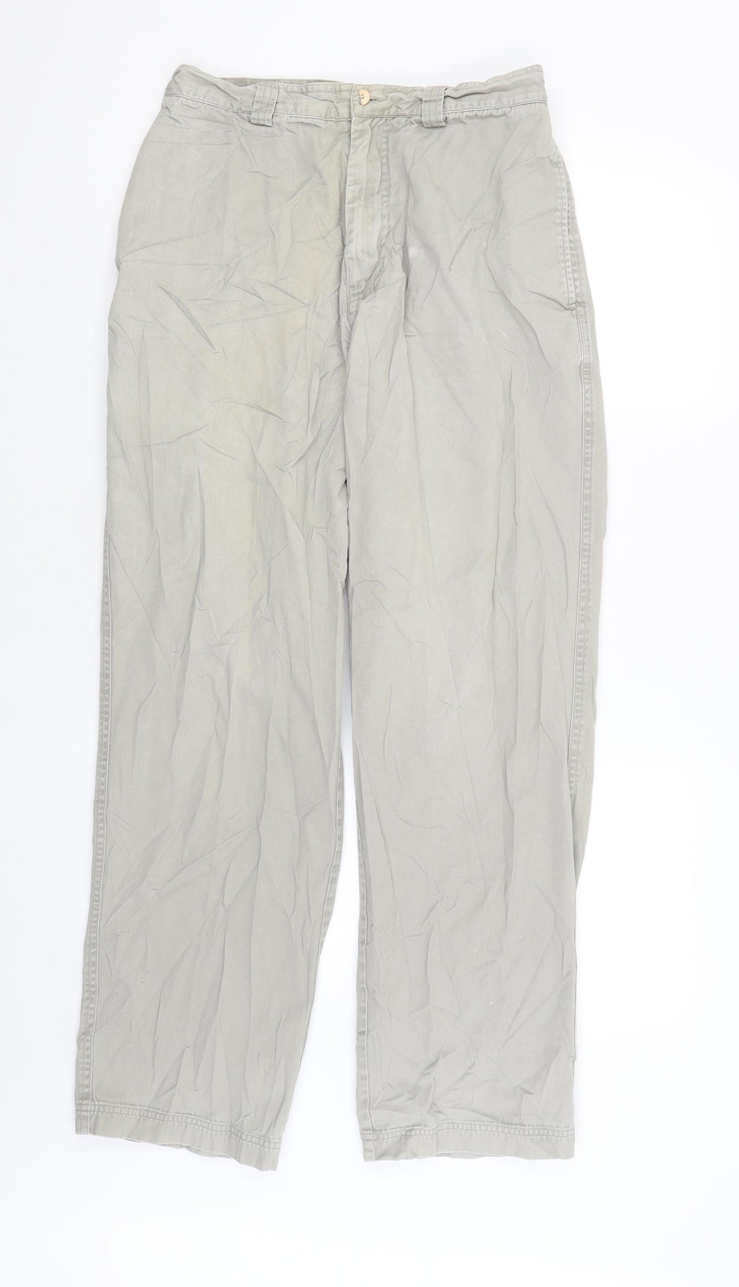 Mens UK Size 30 Britches Regular Fit Straight Grey Jeans
