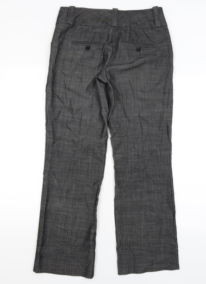 Monsoon Womens Grey   Dress Pants Trousers Size 8 L29 in