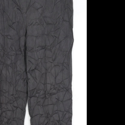 Womens UK Size 12 M&S Regular Fit Dress Pants Black Trousers