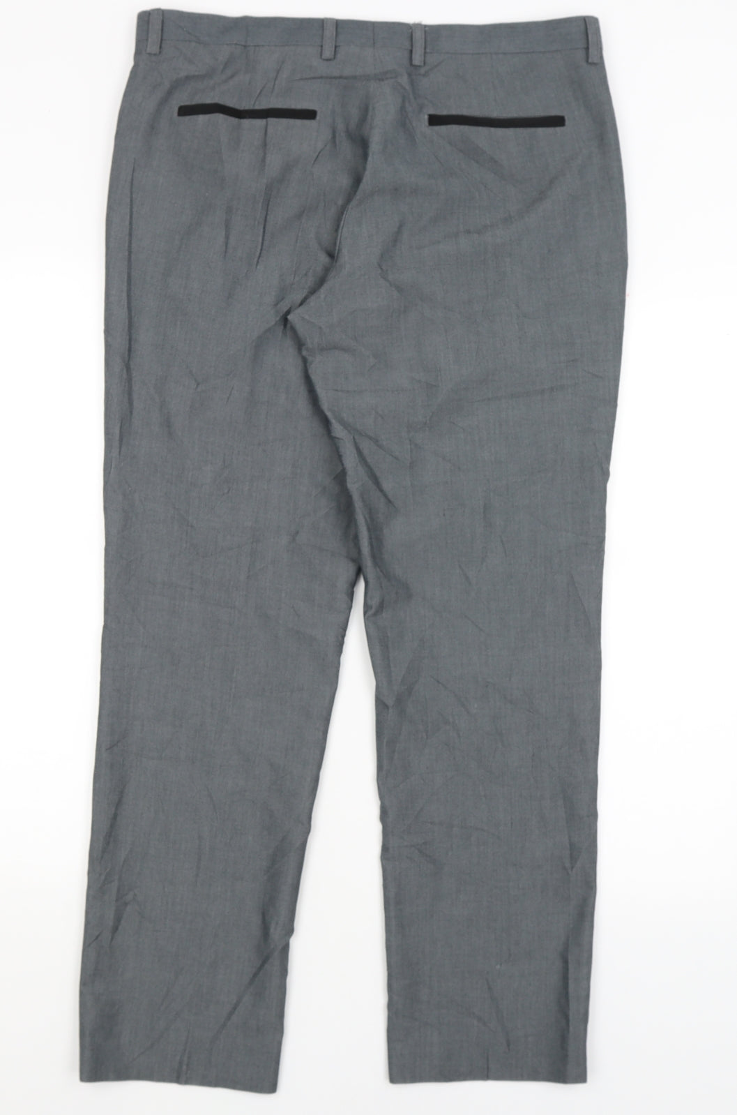 Burton Menswear Mens Grey   Dress Pants Trousers Size 34 in L30 in