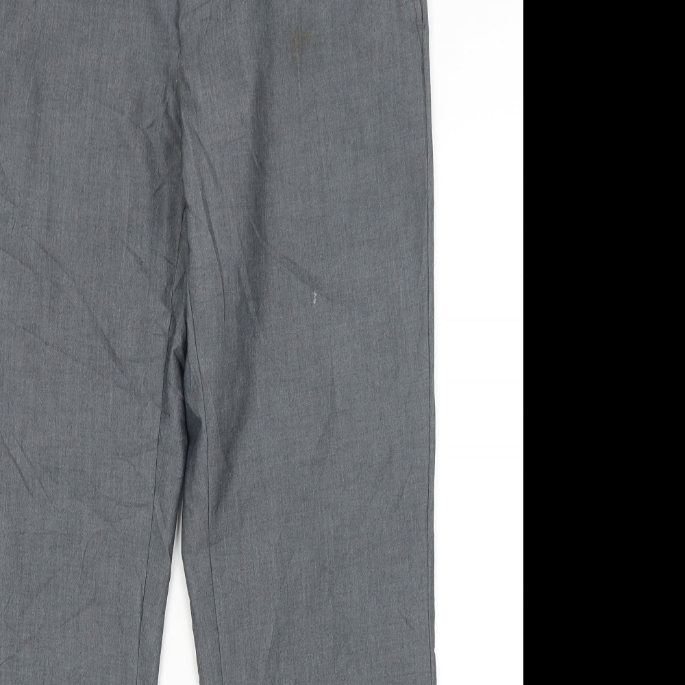 Burton Menswear Mens Grey   Dress Pants Trousers Size 34 in L30 in