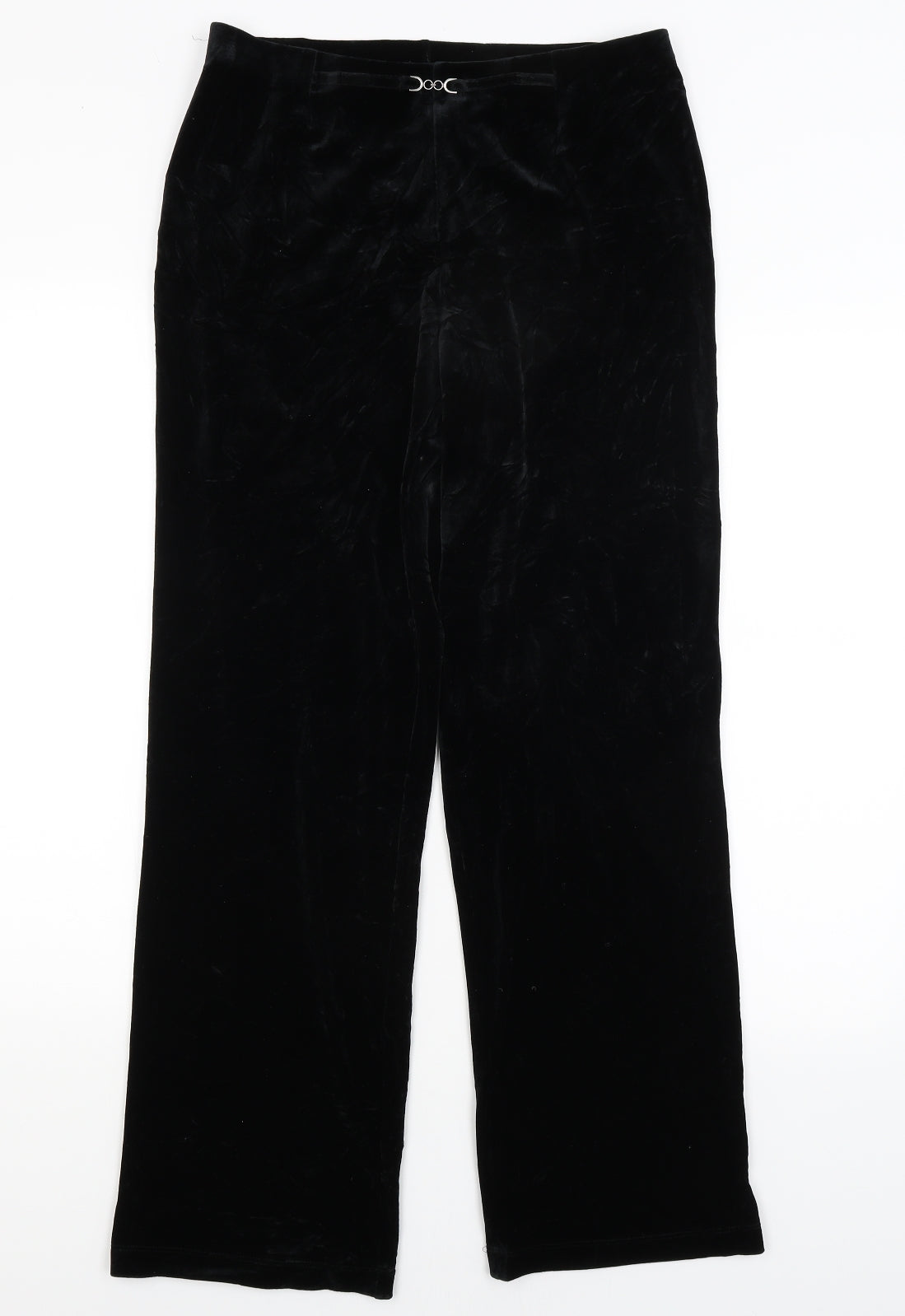 M&S Womens Black   Trousers  Size 12 L29 in