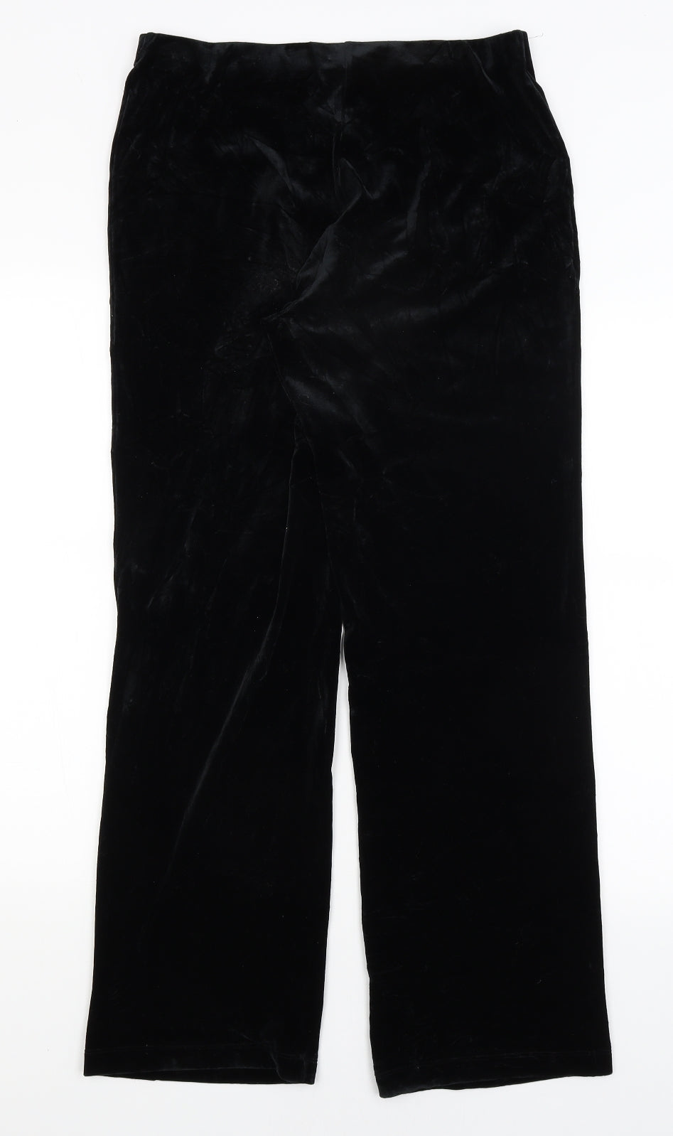 M&S Womens Black   Trousers  Size 12 L29 in