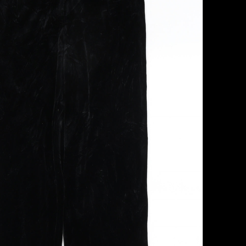 M&S Womens Black   Trousers  Size 12 L29 in