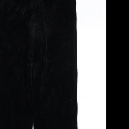 M&S Womens Black   Trousers  Size 12 L29 in