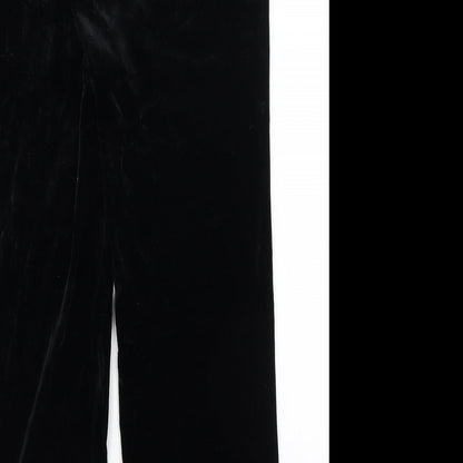 M&S Womens Black   Trousers  Size 12 L29 in