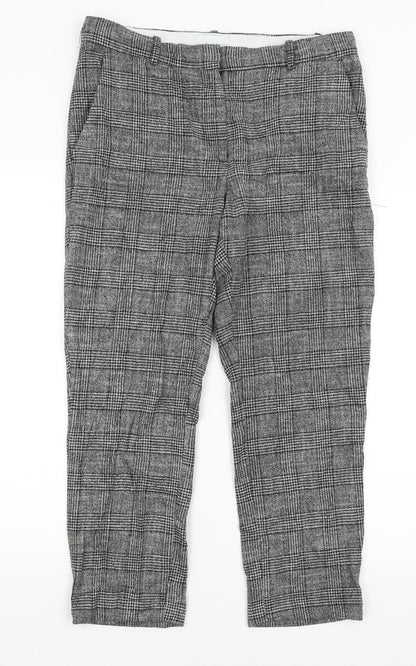 Womens UK Size 14 H&M Regular Fit  Grey Trousers