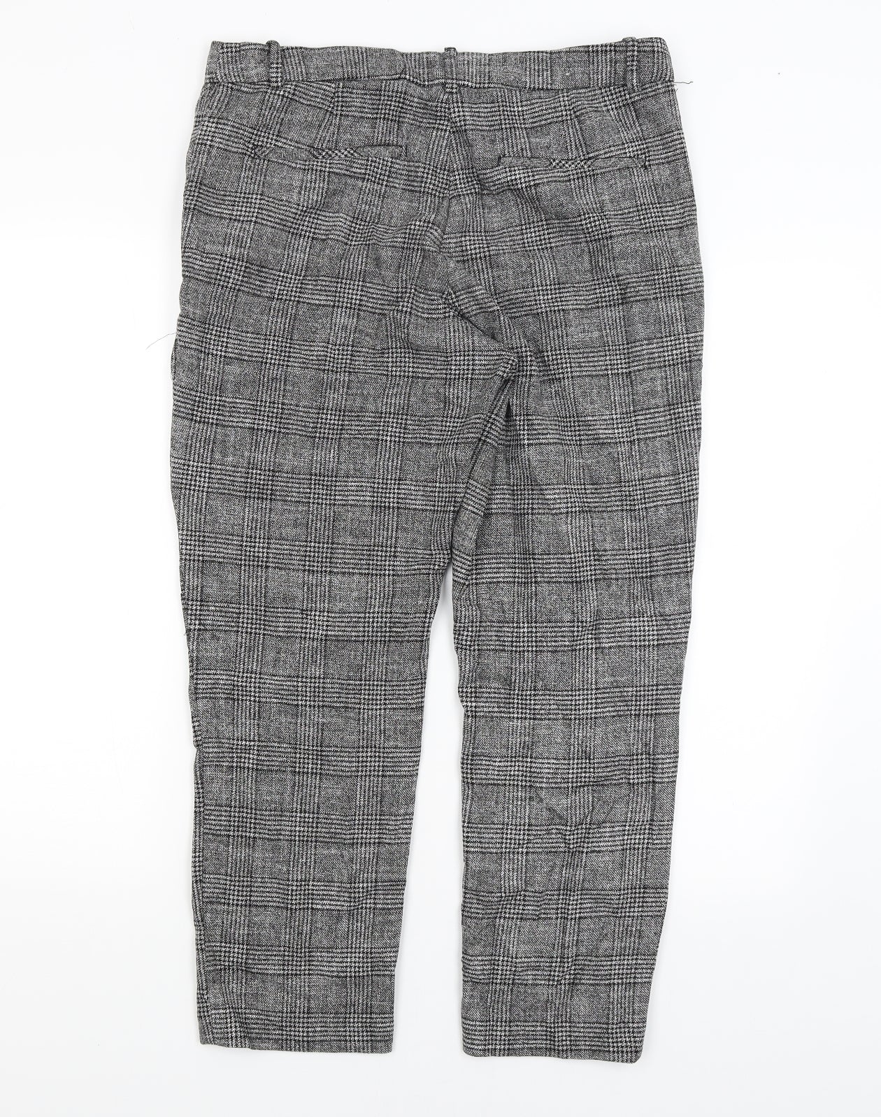 Womens UK Size 14 H&M Regular Fit  Grey Trousers