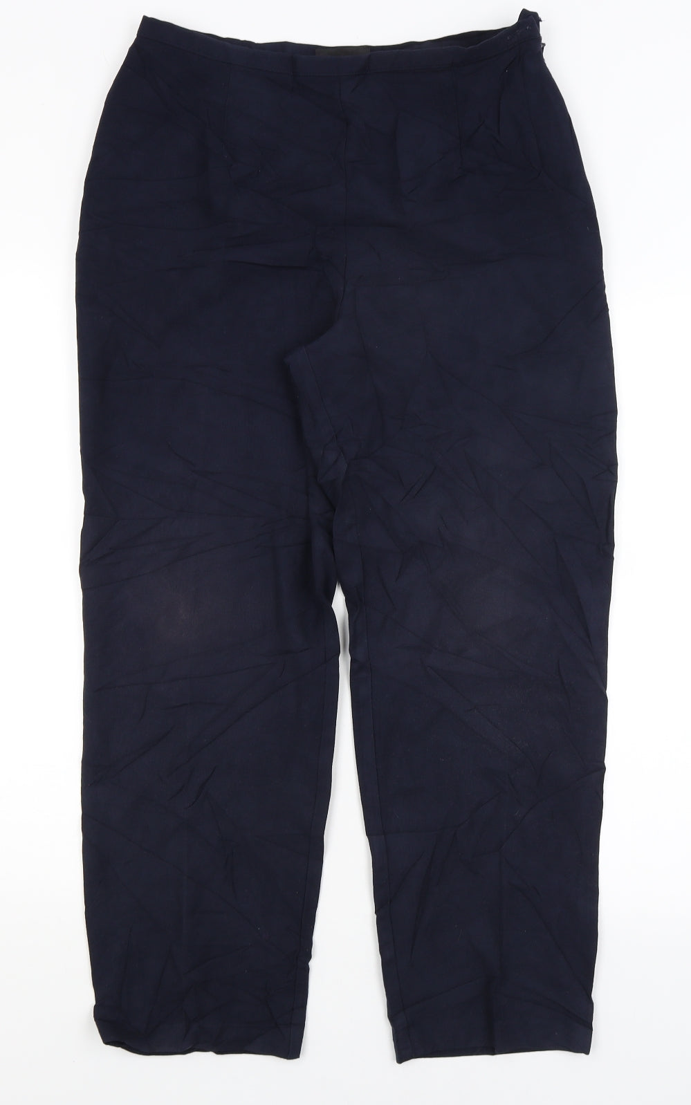 Womens UK Size 14 BHS Regular Fit  Blue Trousers