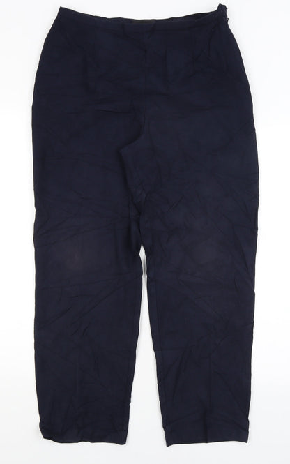 Womens UK Size 14 BHS Regular Fit  Blue Trousers