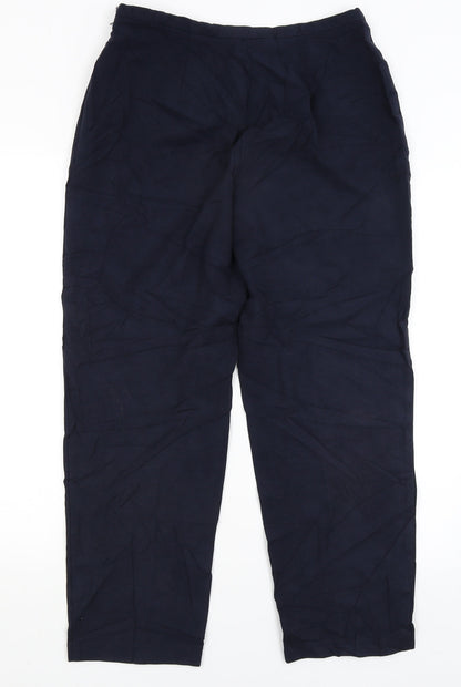 Womens UK Size 14 BHS Regular Fit  Blue Trousers