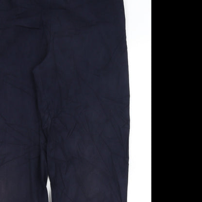 Womens UK Size 14 BHS Regular Fit  Blue Trousers
