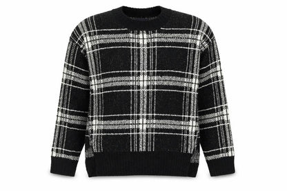 Marks and Spencer Womens Black Geometric  Pullover Jumper Size M