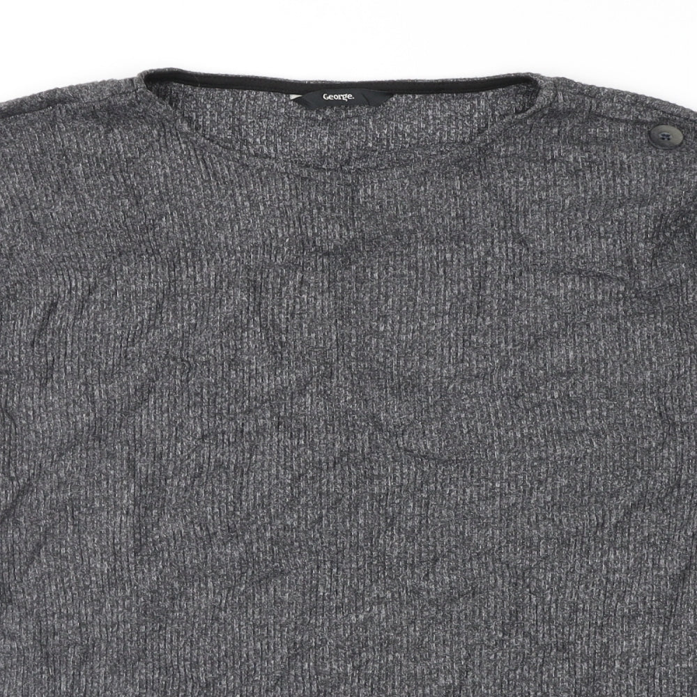 George Womens Grey   Pullover Jumper Size 8