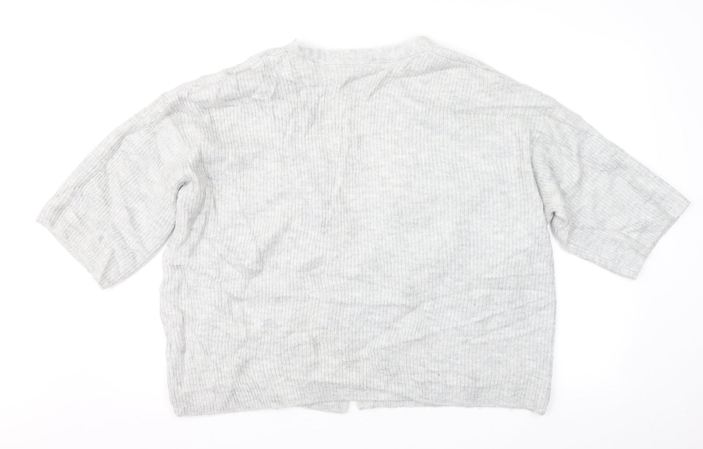 H&M Womens Grey   Cardigan Jumper Size S