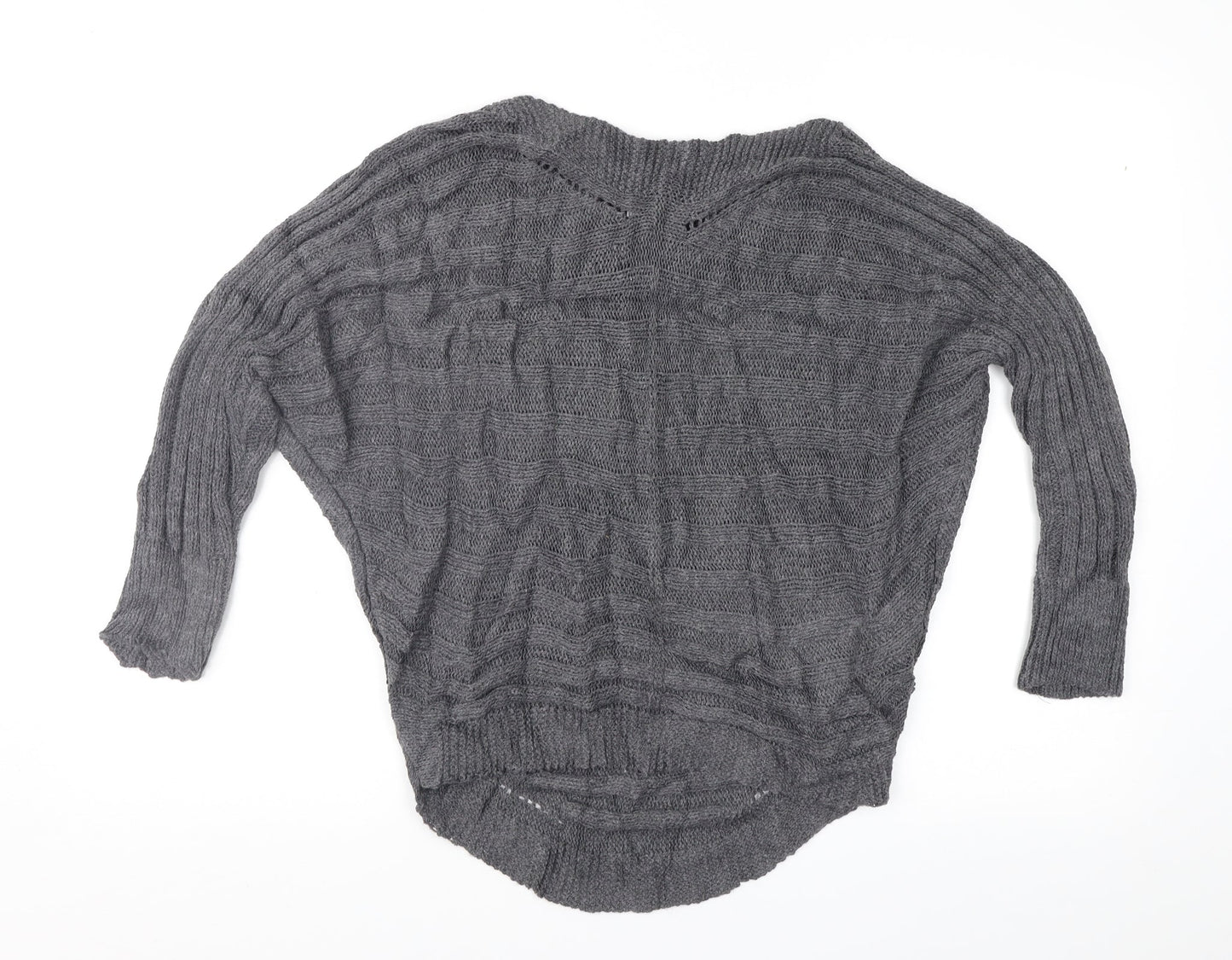 Womens UK Size M New Look Grey Pullover Jumper