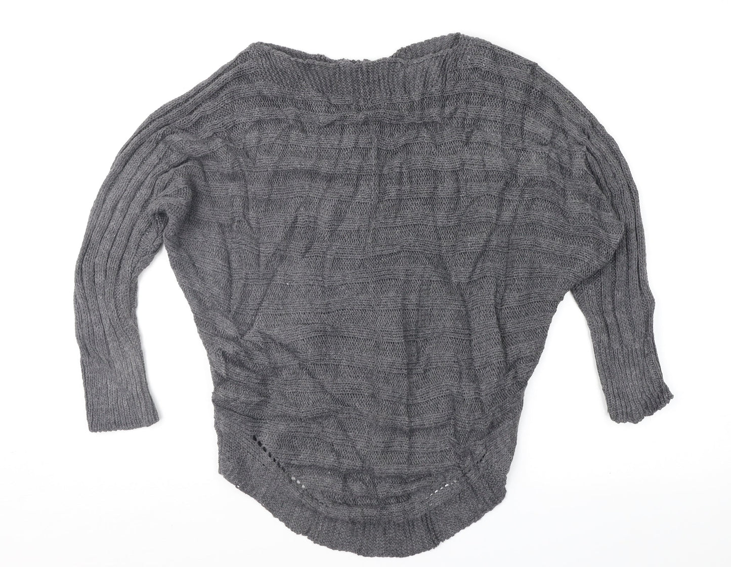 Womens UK Size M New Look Grey Pullover Jumper