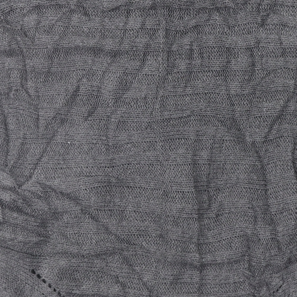 Womens UK Size M New Look Grey Pullover Jumper