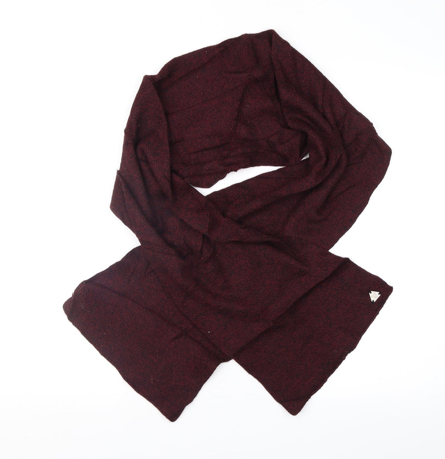 Twisted Soul Unisex Red   Rectangle Scarf Scarf Size Regular