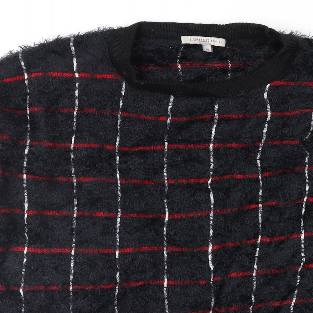 Womens UK Size 10 Marks and Spencer Black Pullover Jumper