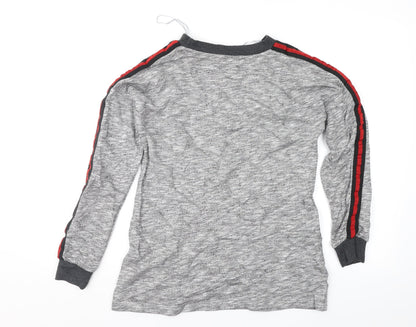 Womens UK Size 10 Peacocks Grey Pullover Jumper