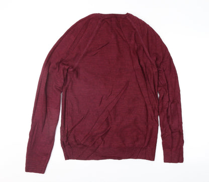 Marks and Spencer Mens Purple   Pullover Jumper Size S