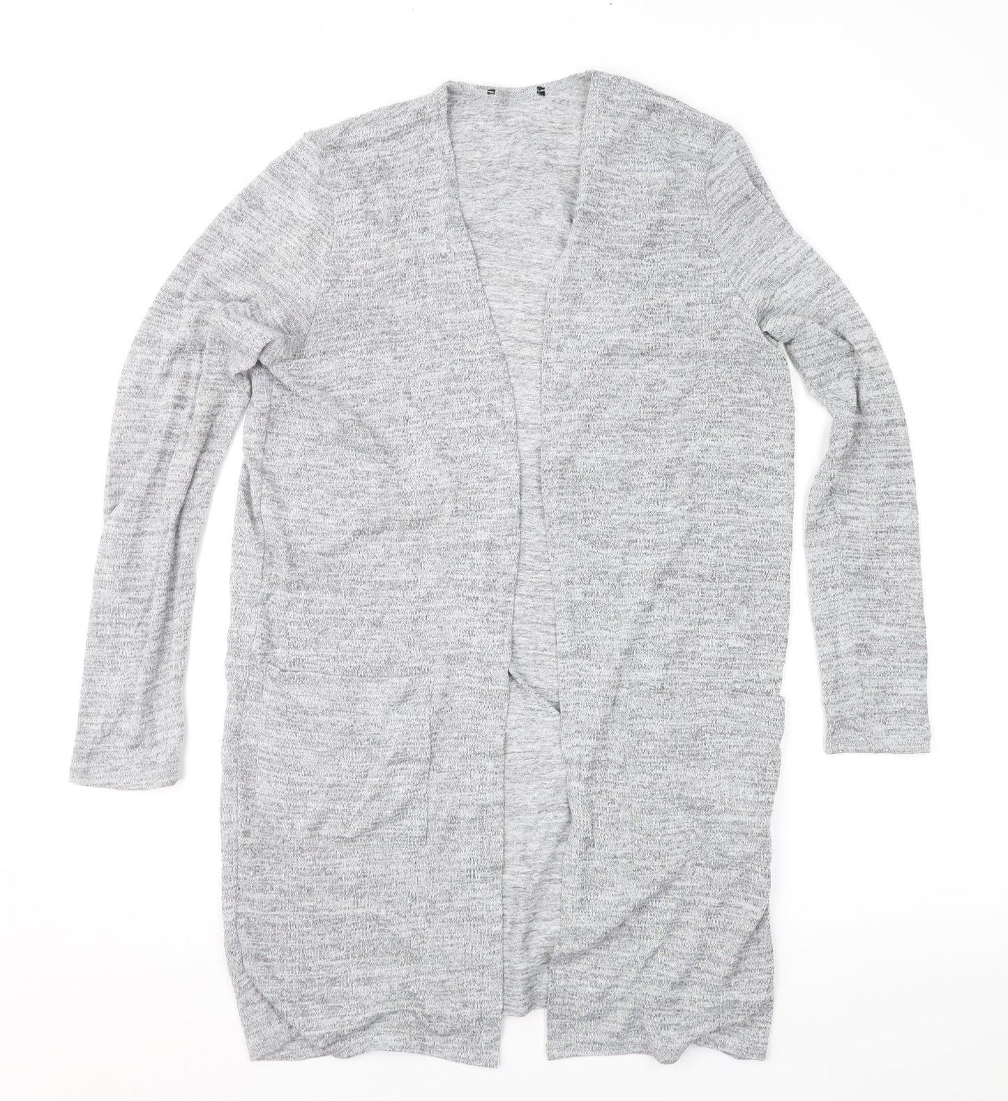 Womens UK Size S New Look Grey Cardigan Jumper