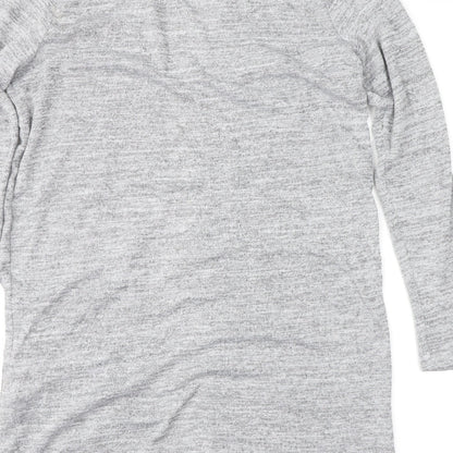 Womens UK Size S New Look Grey Cardigan Jumper