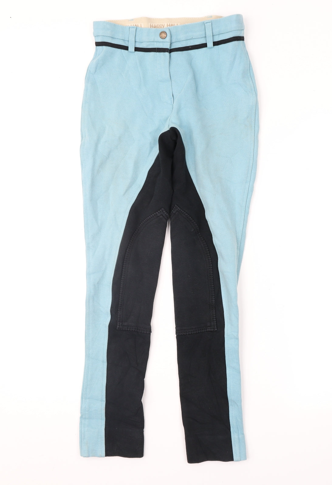 Womens UK Size 24 in Harry Hall Regular Fit  Blue Trousers
