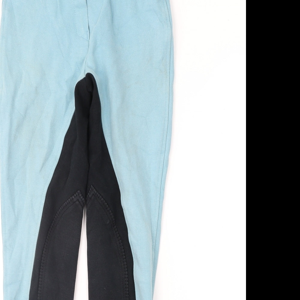 Womens UK Size 24 in Harry Hall Regular Fit  Blue Trousers