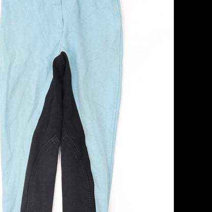 Womens UK Size 24 in Harry Hall Regular Fit  Blue Trousers