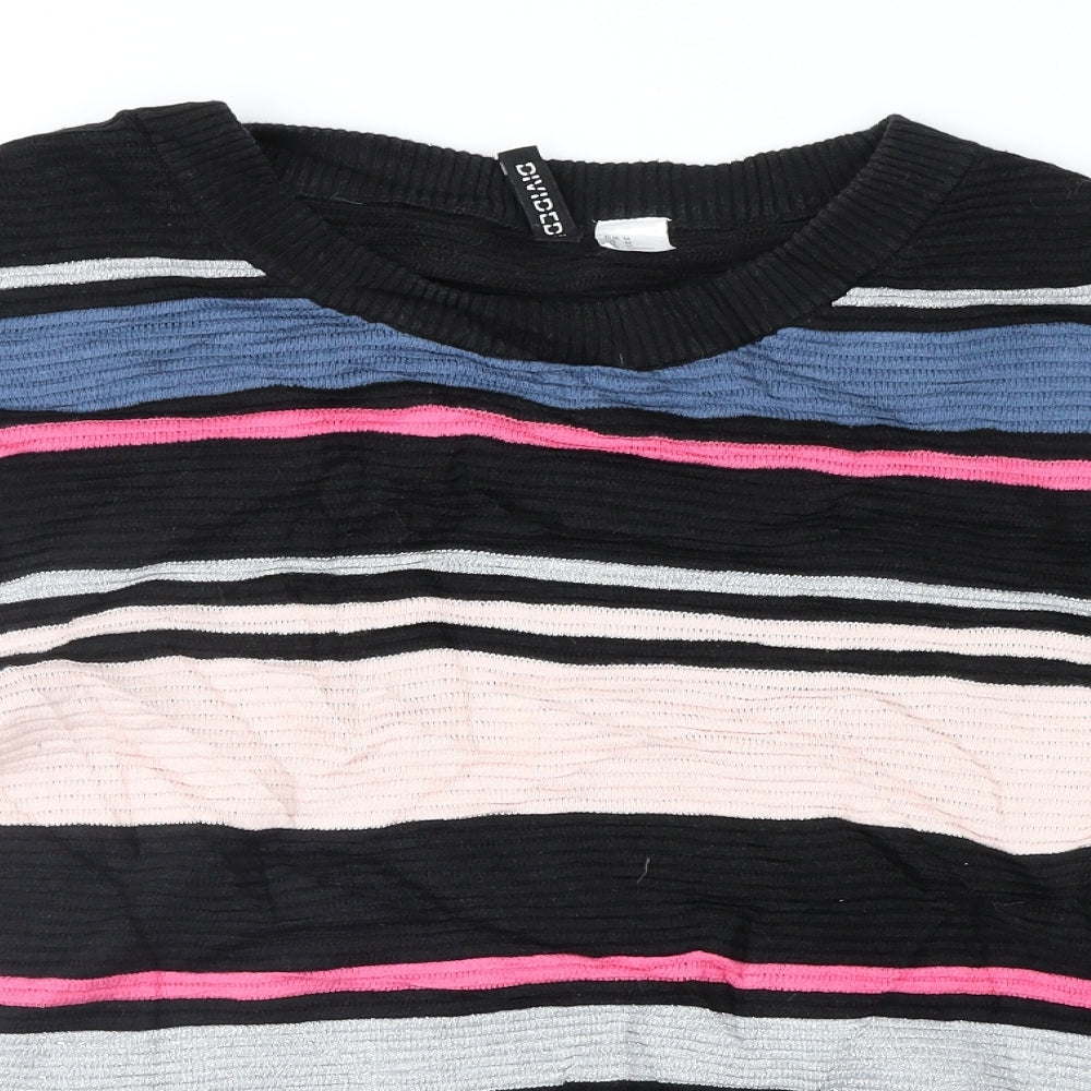 Womens UK Size M Divided Multicoloured Pullover Jumper