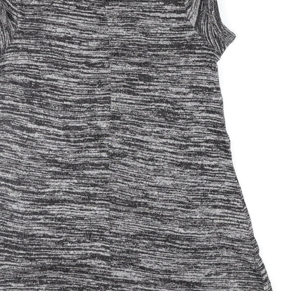 George Womens Grey Floral  Tunic Jumper Size 12